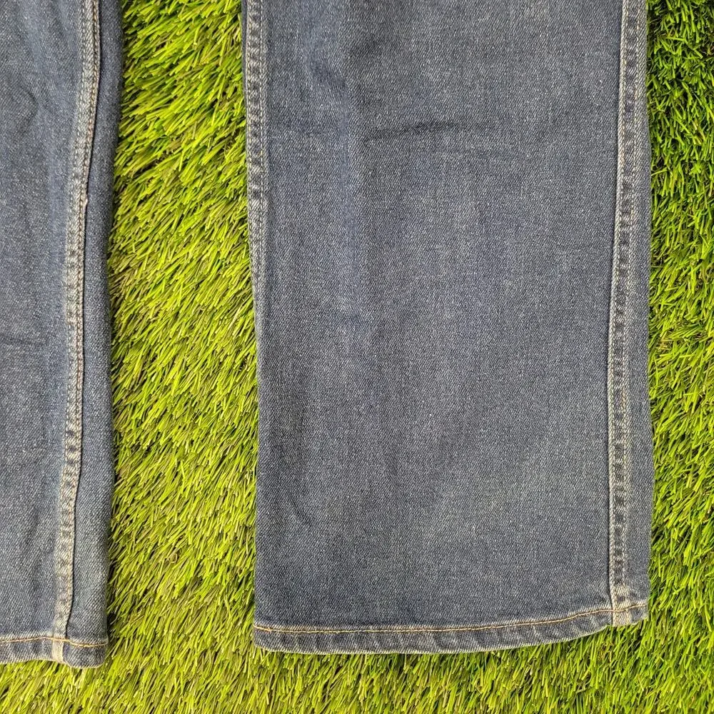 Vintage LEVIS With-A-Skosh Jeans 38x30 Dark-Wash Whiskered